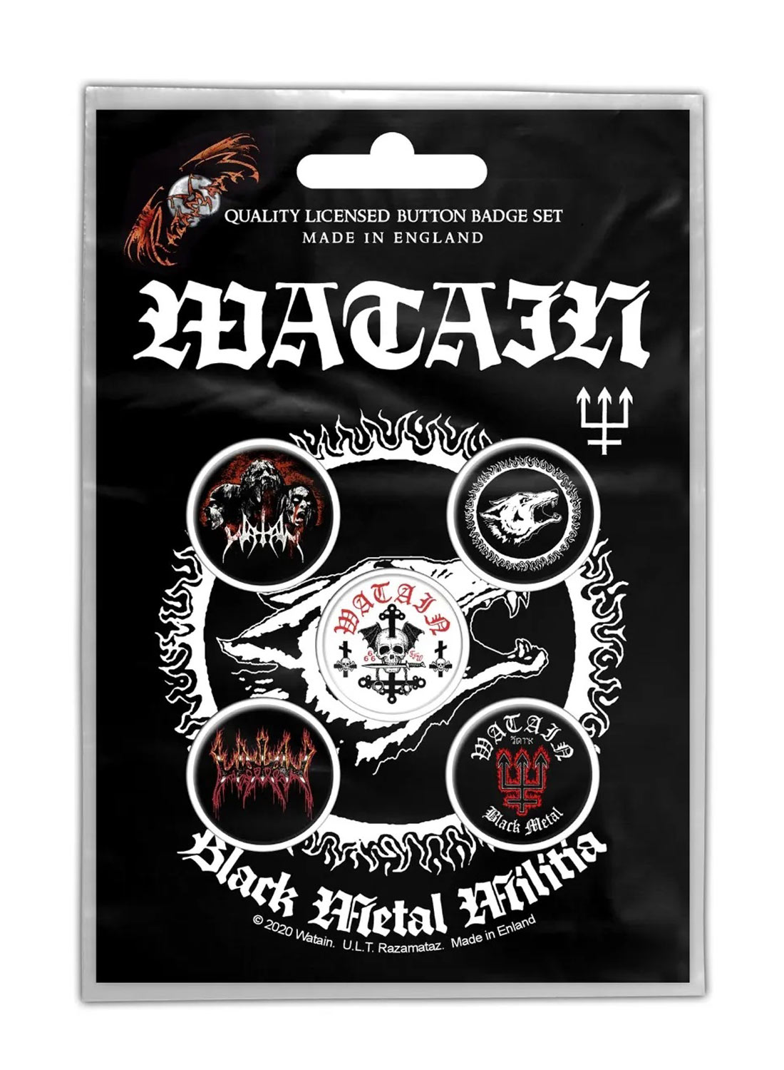 Watain Black Metal Militia Badge Pack