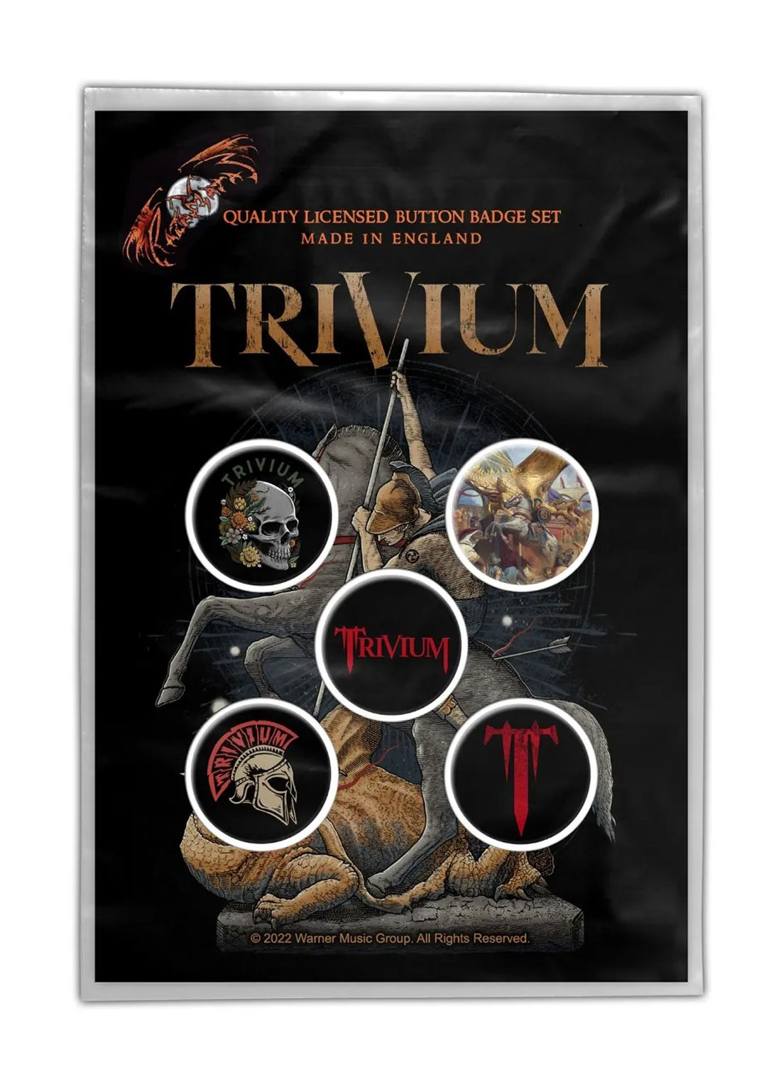 Trivium In The Court Of The Dragon Badge Pack