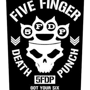 Five Finger Death Punch Got Your Six Back Patch