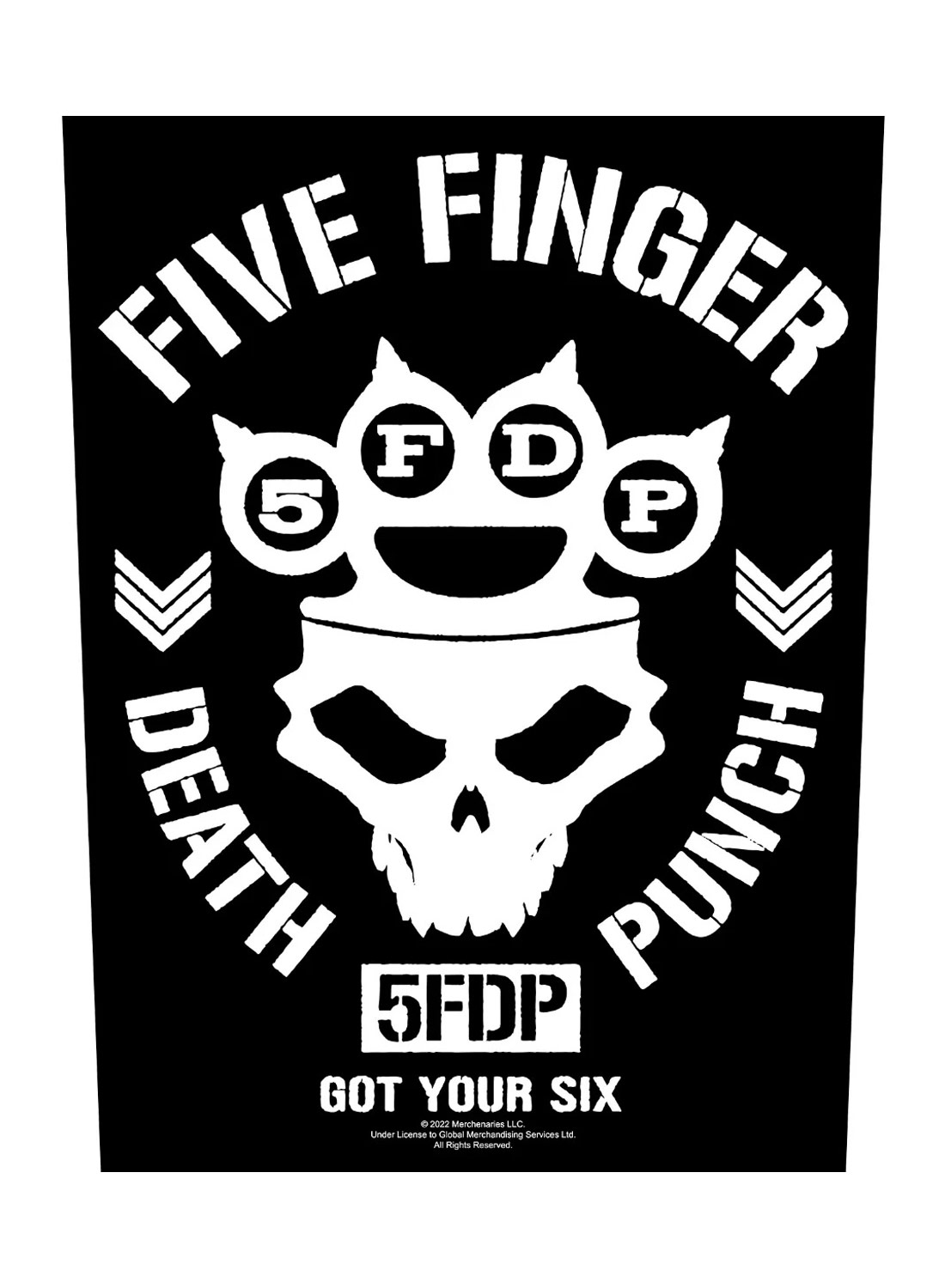 Five Finger Death Punch Got Your Six Back Patch