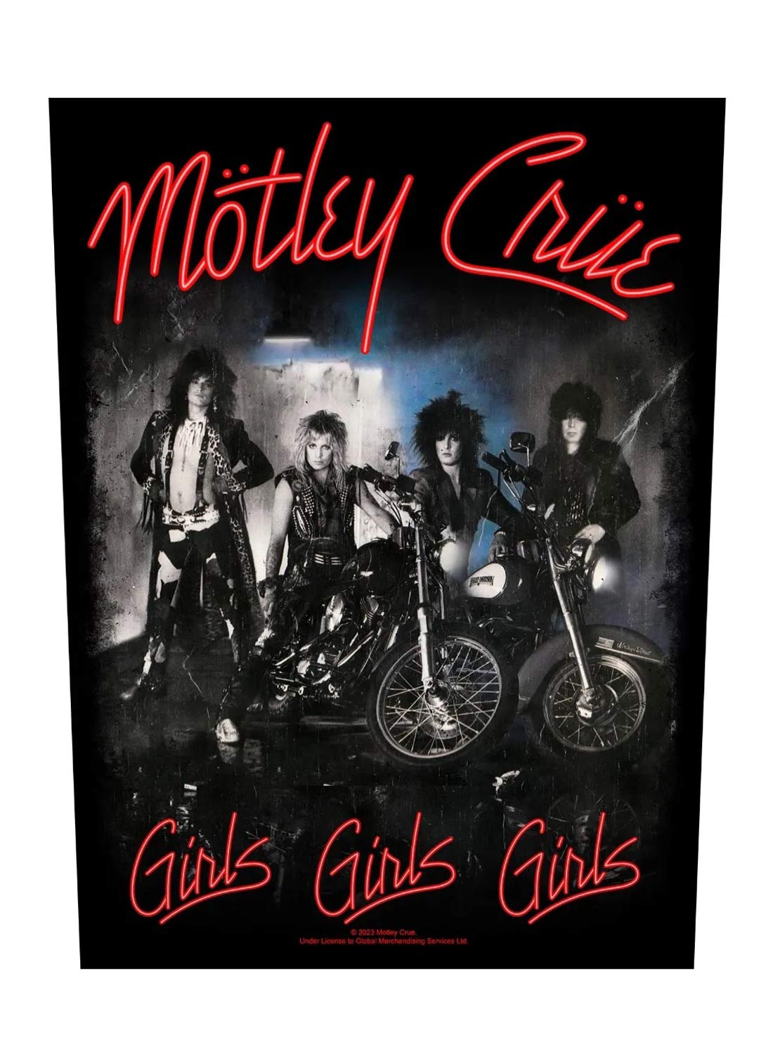 Mötley Crue Girls, Girls, Girls Back Patch