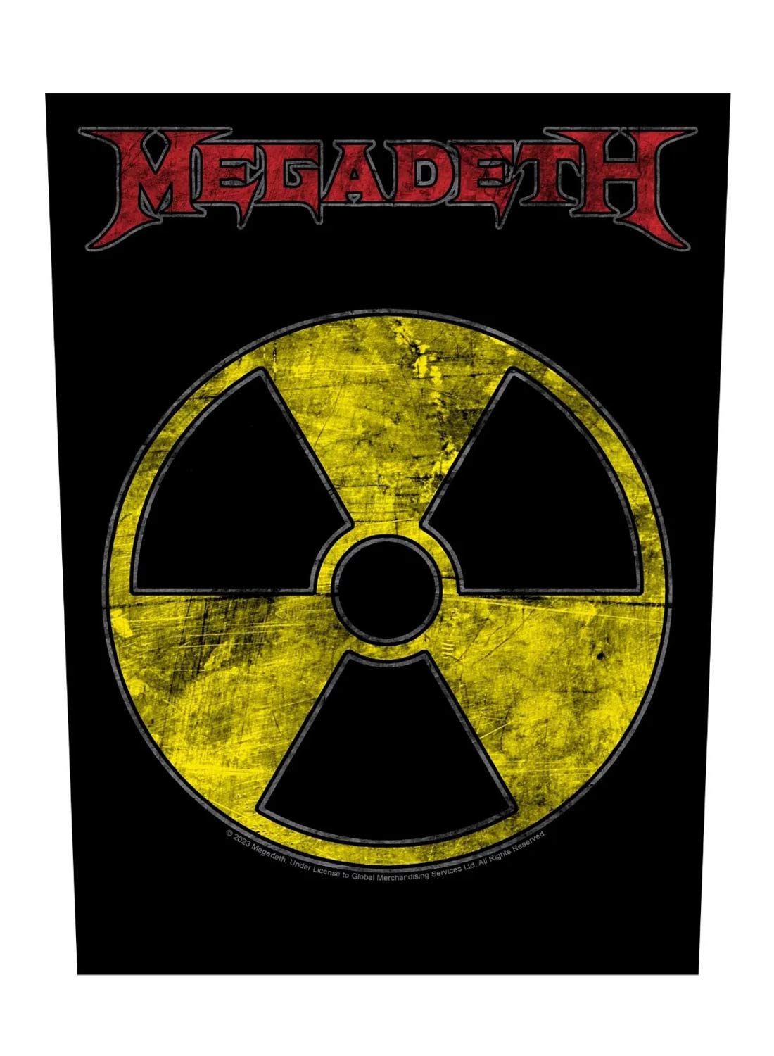 Megadeth Radioactive Back Patch