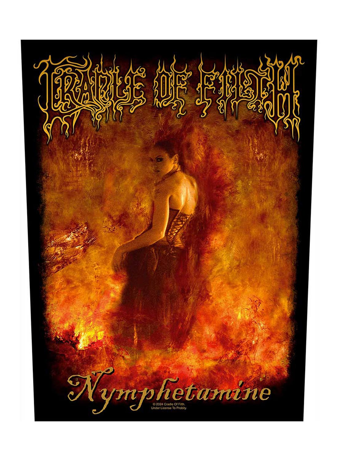 Cradle Of Filth Nymphetamine Back Patch