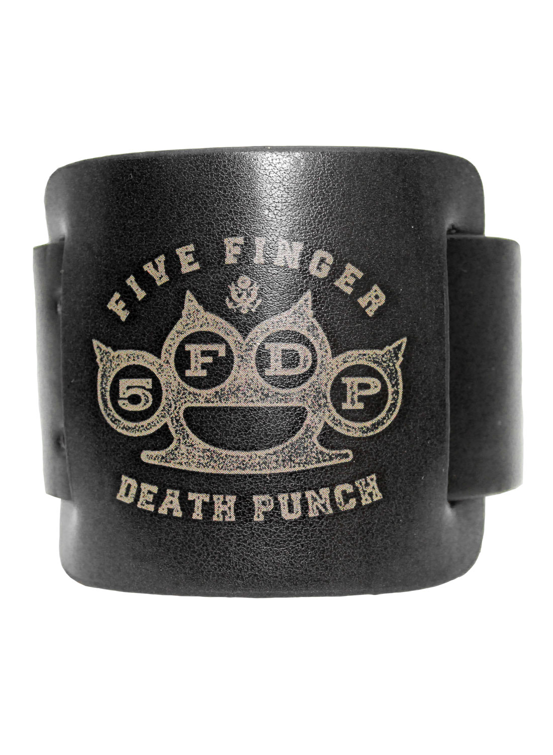 Five Finger Death Punch Leather Wristband