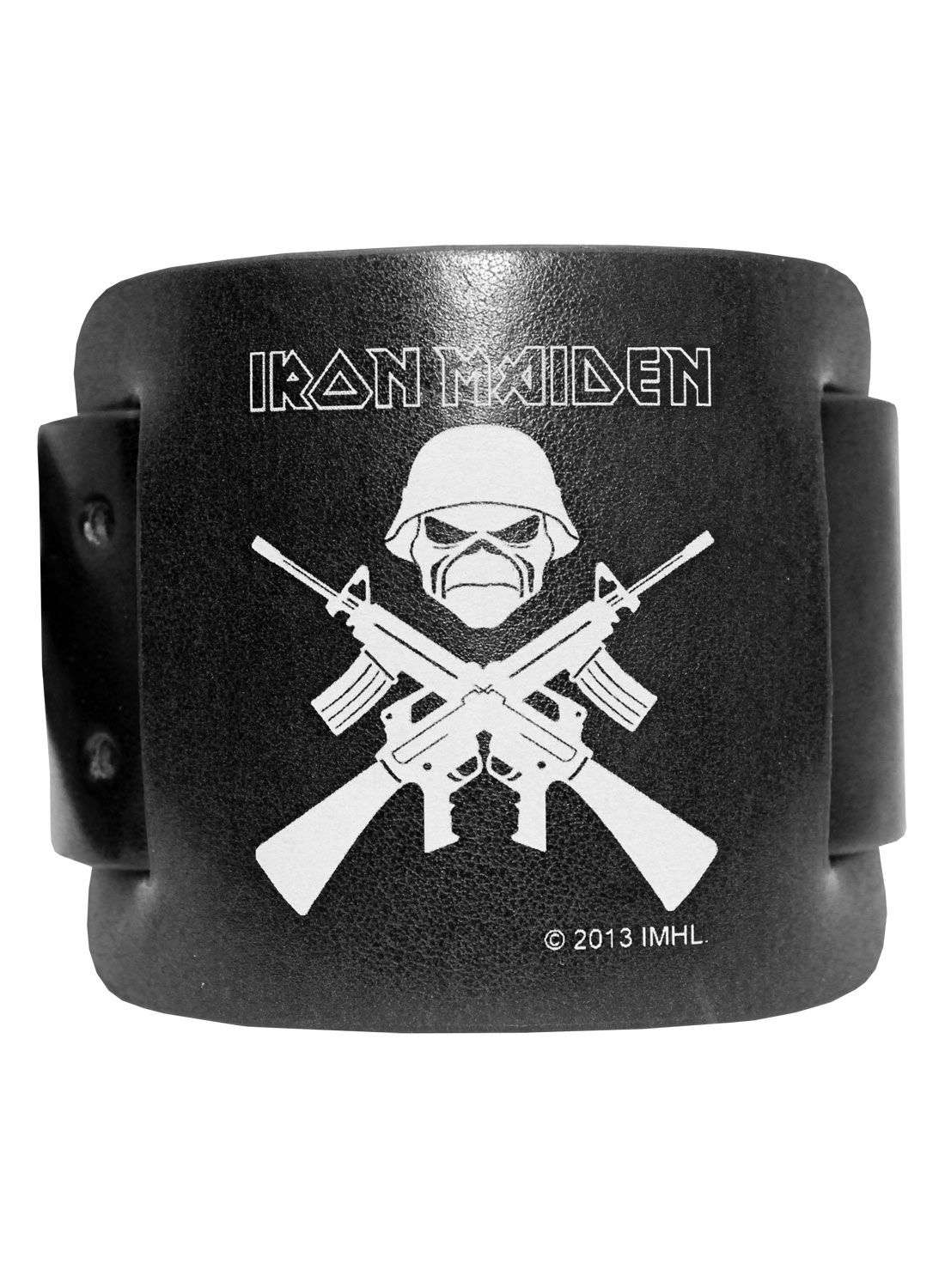 Iron Maiden Matter Of Life And Death Leather Wristband