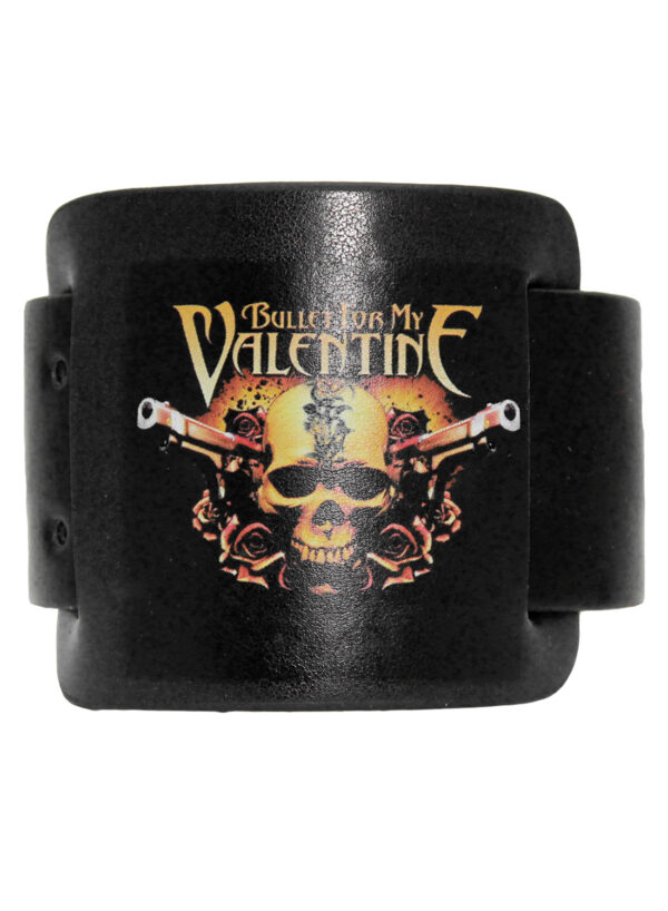 Bullet For My Valentine Leather Wristband