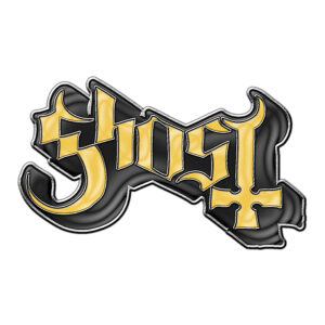 Ghost Logo Metal Pin Badge