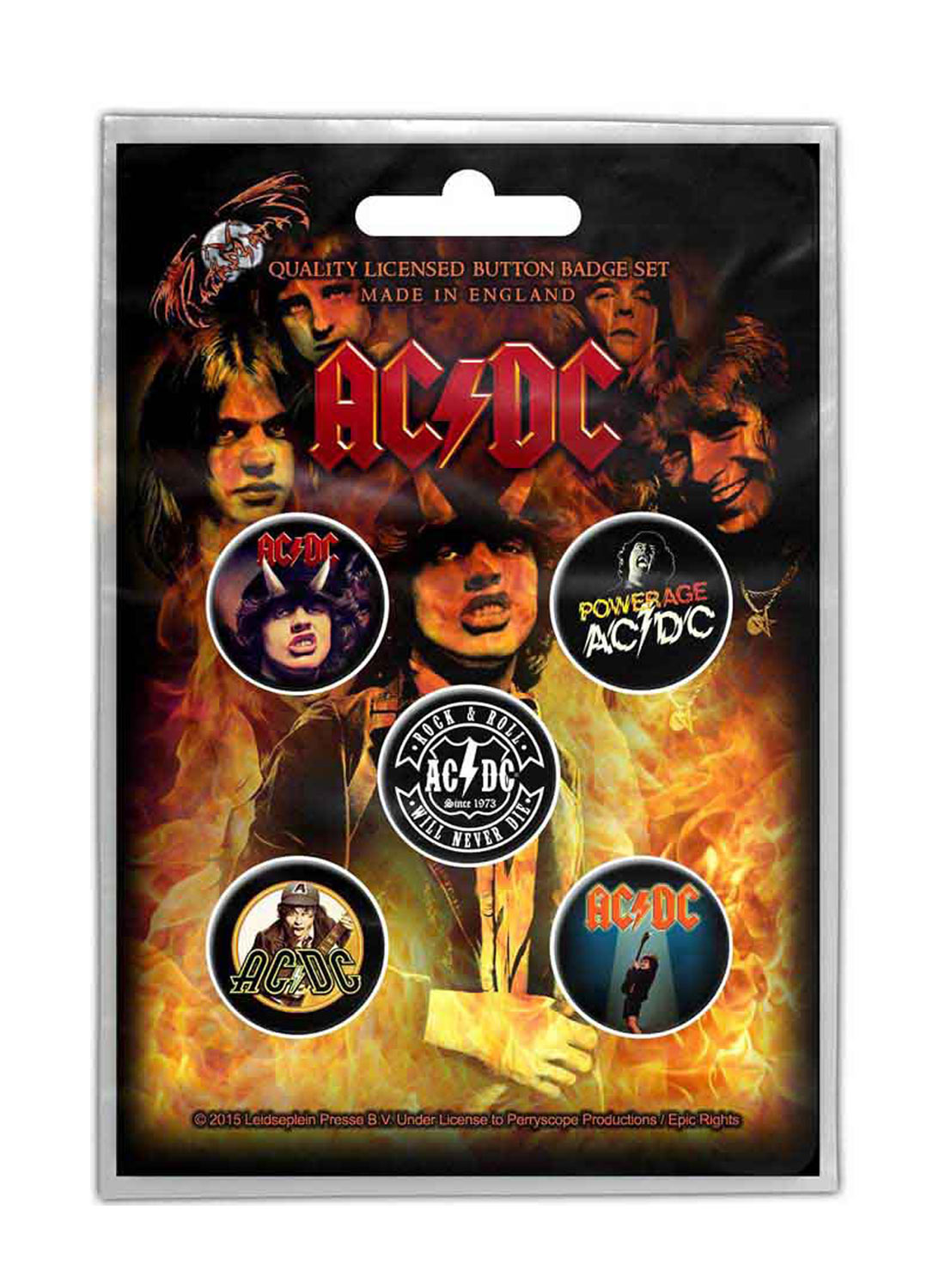 AC/DC Highway to Hell Badge Pack