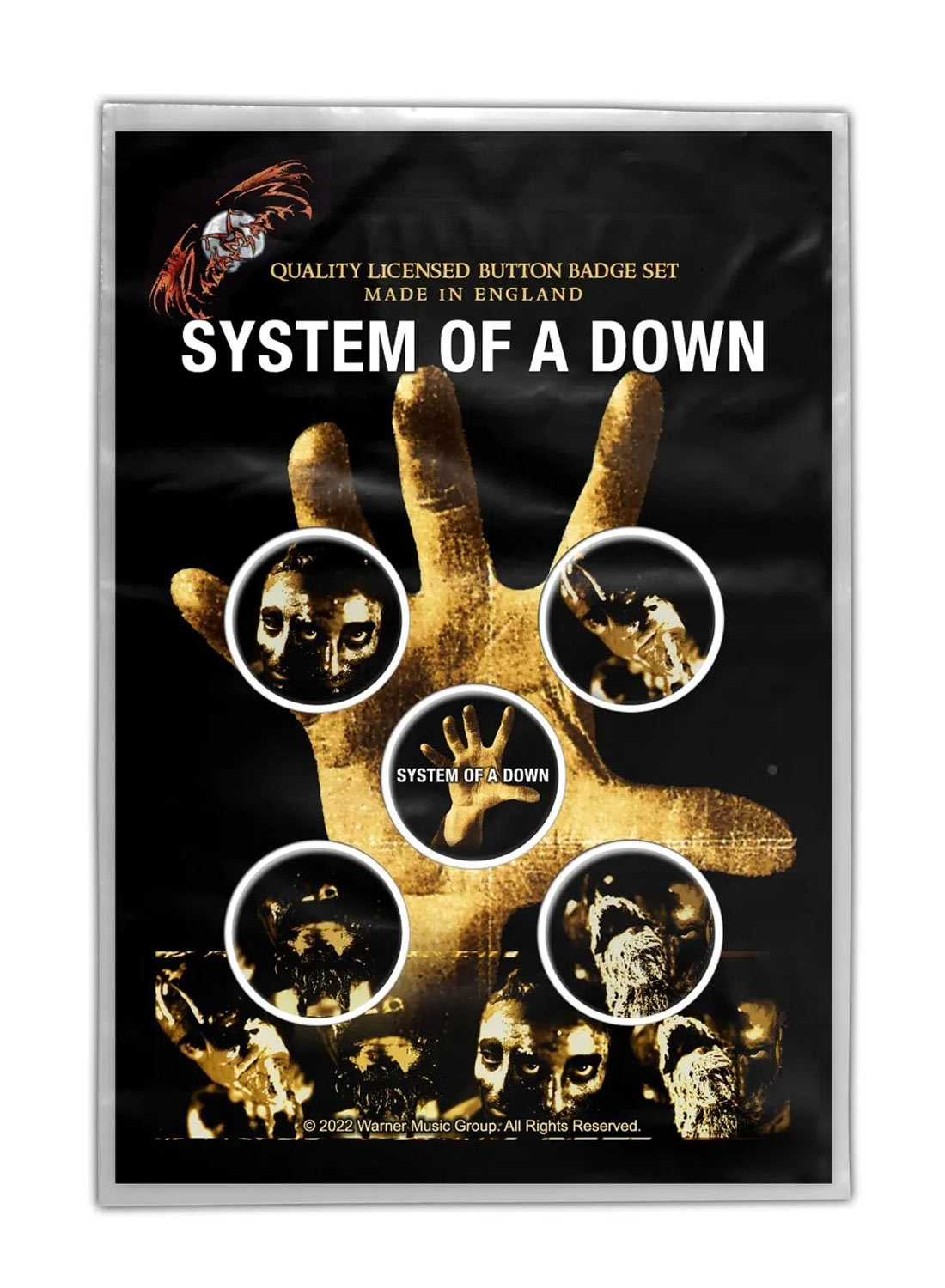 System Of A Down Badge Pack