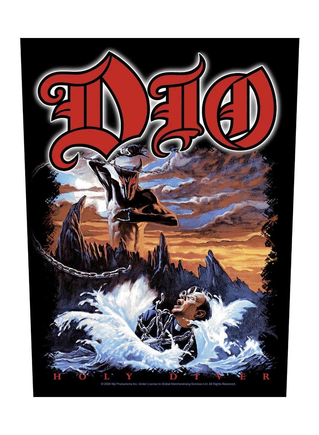 Dio Holy Diver Back Patch