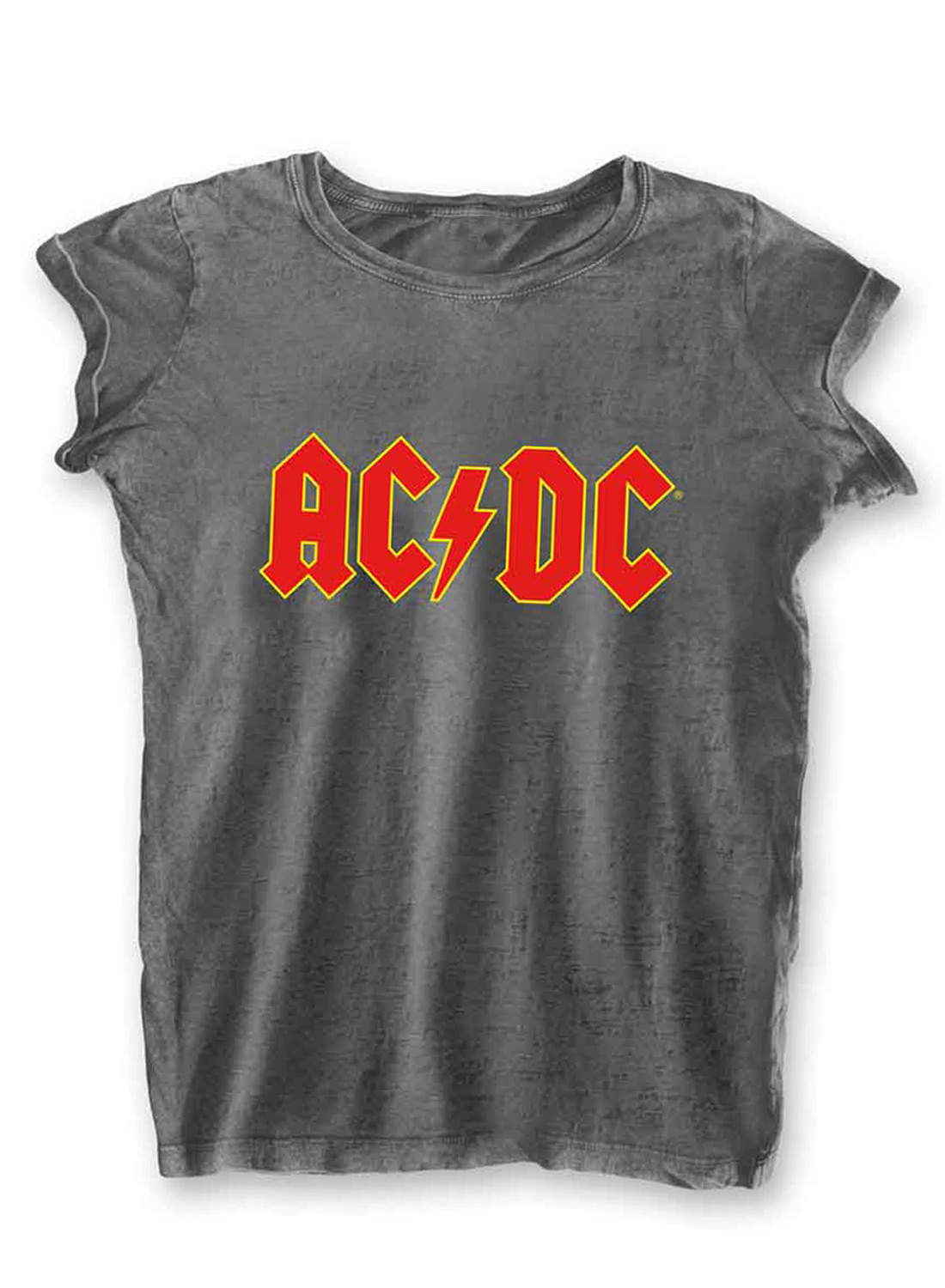 AC/DC Logo Vintage Girly T