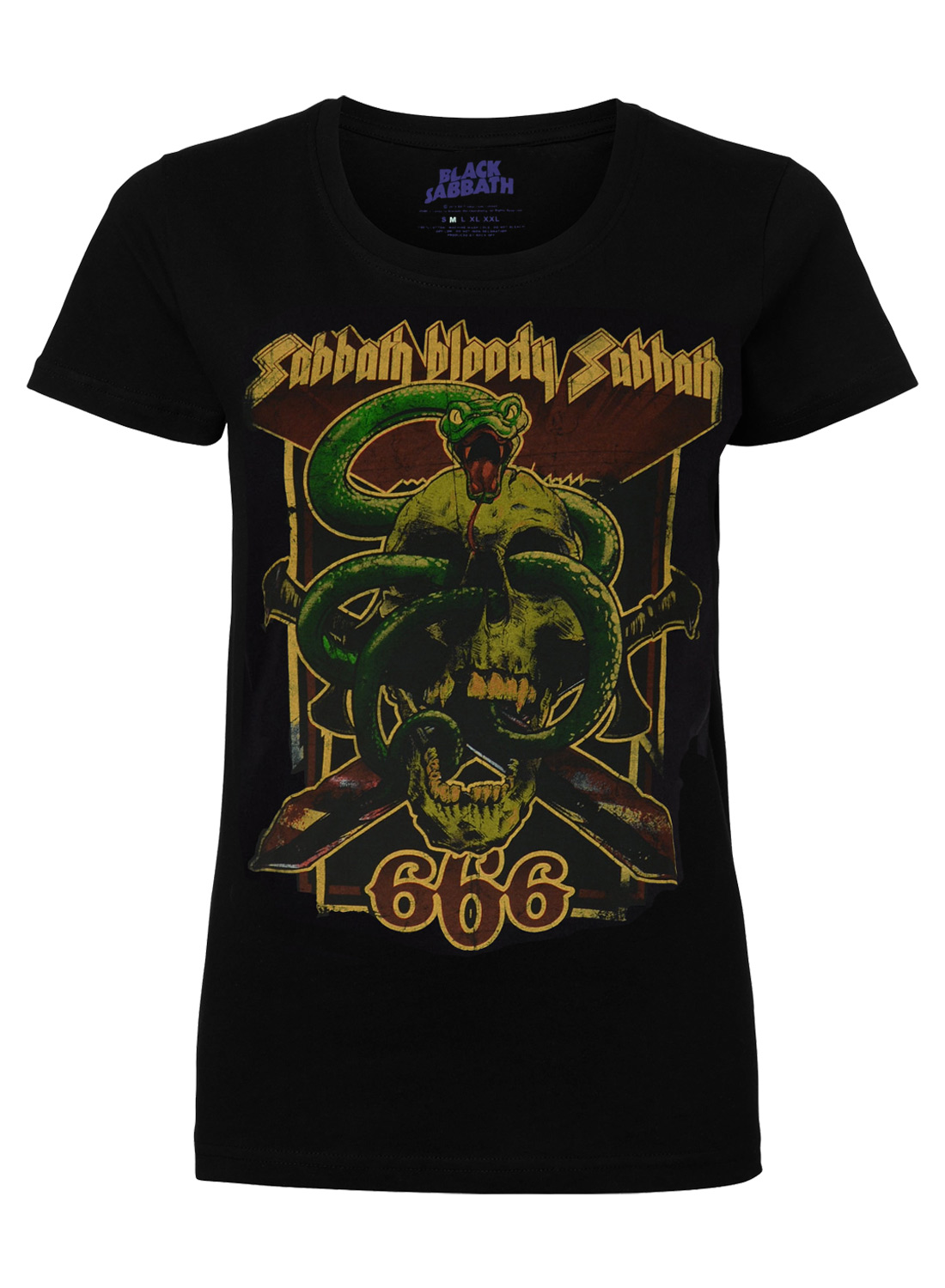 Black Sabbath Bloody Sabbath 666 Girly T