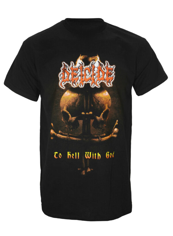 Deicide To Hell With God Skulls T-Shirt