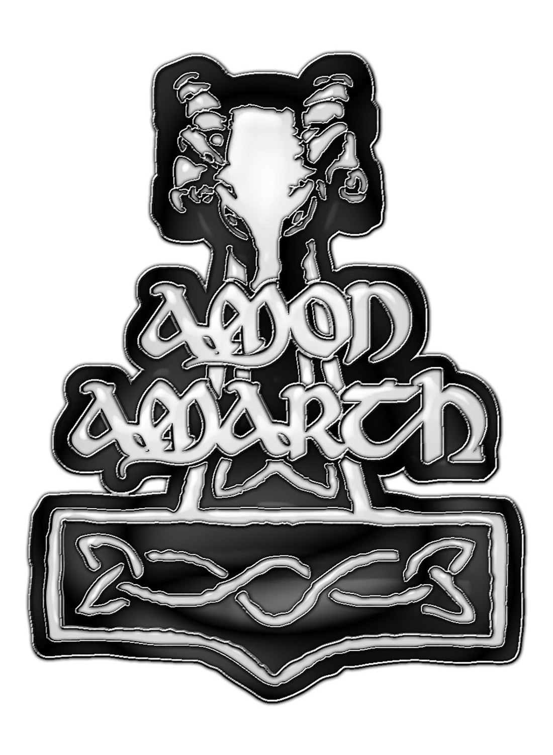 Amon Amrath Metal Pin Badge