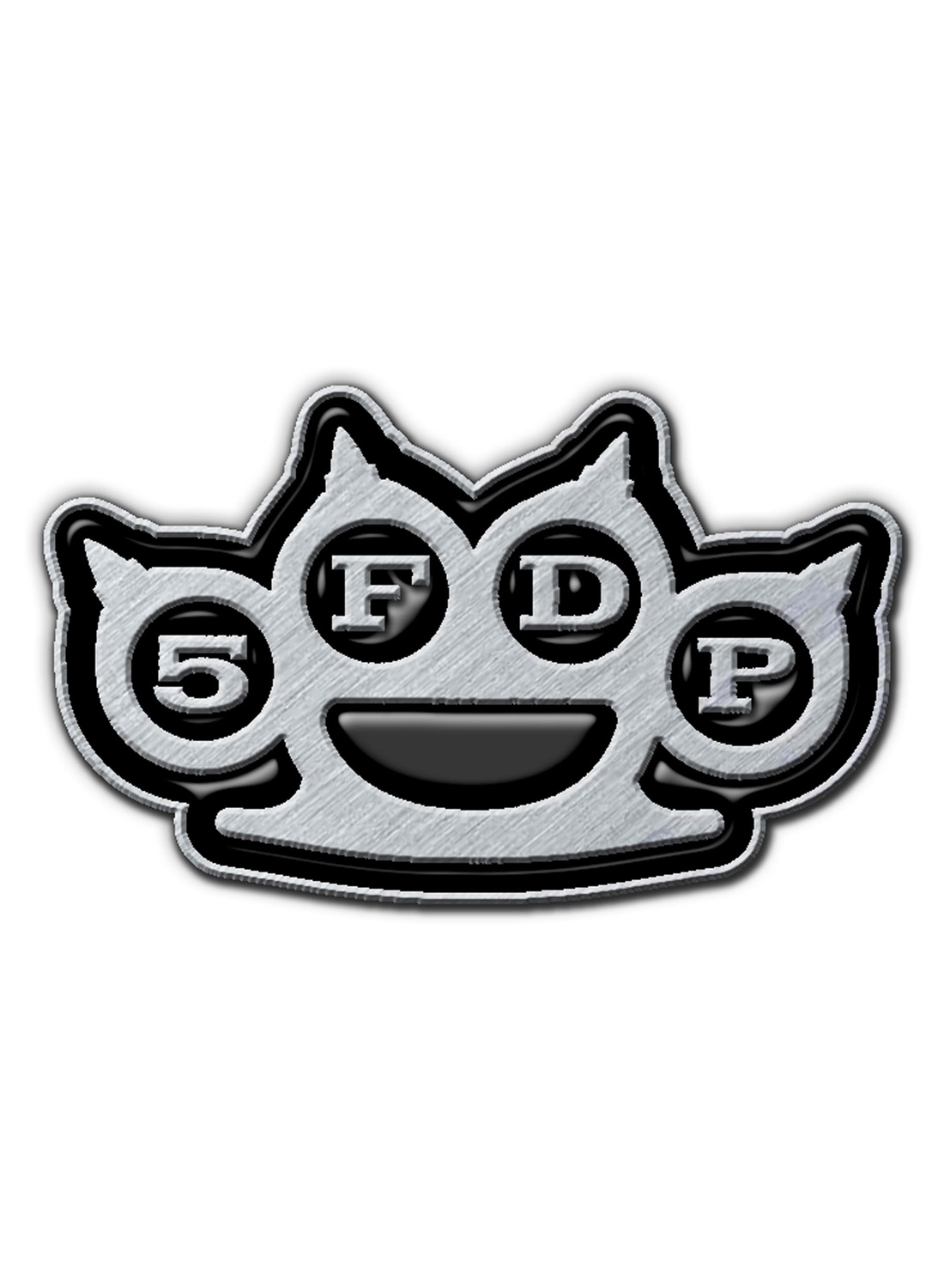 Five Finger Death Punch Knuckles Logo Metal Pin Badge