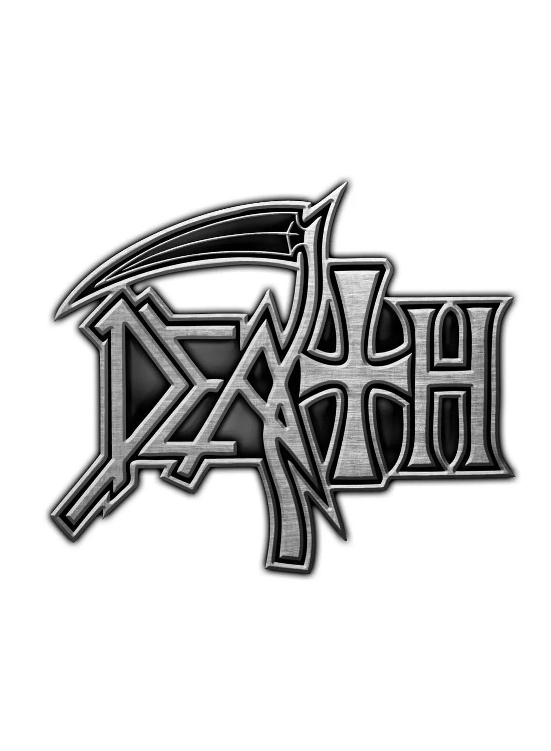 Death Metal Pin Badge