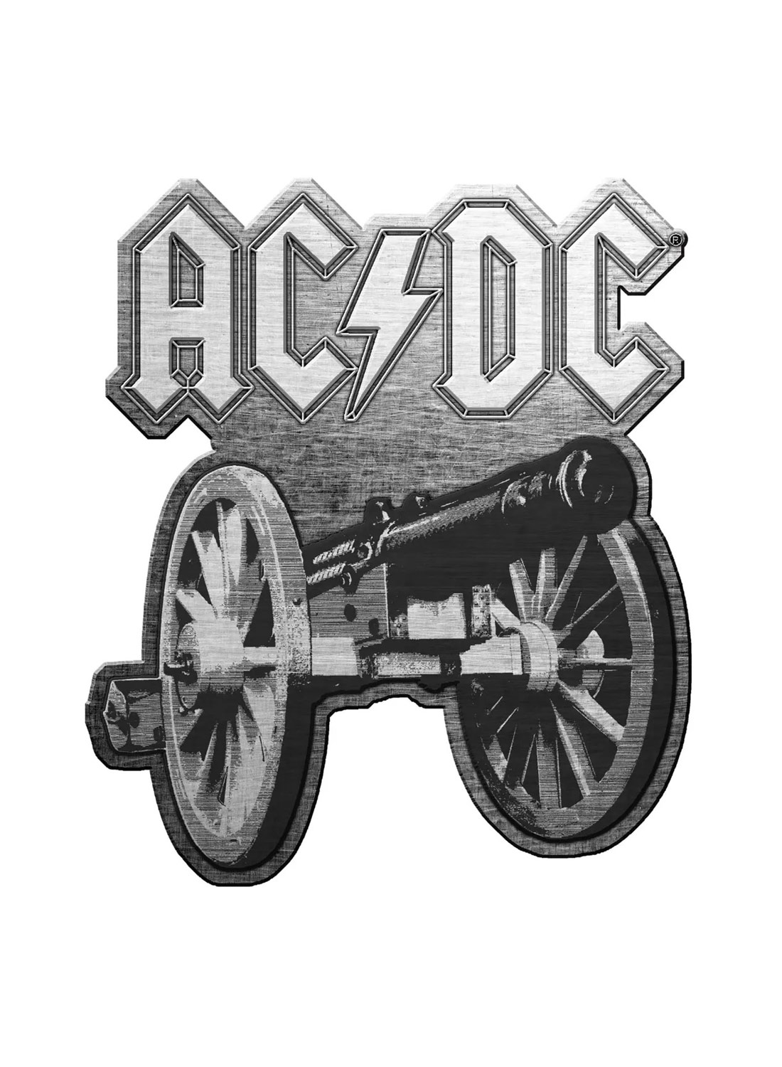AC/DC For Those About To Rock Metal Pin Badge