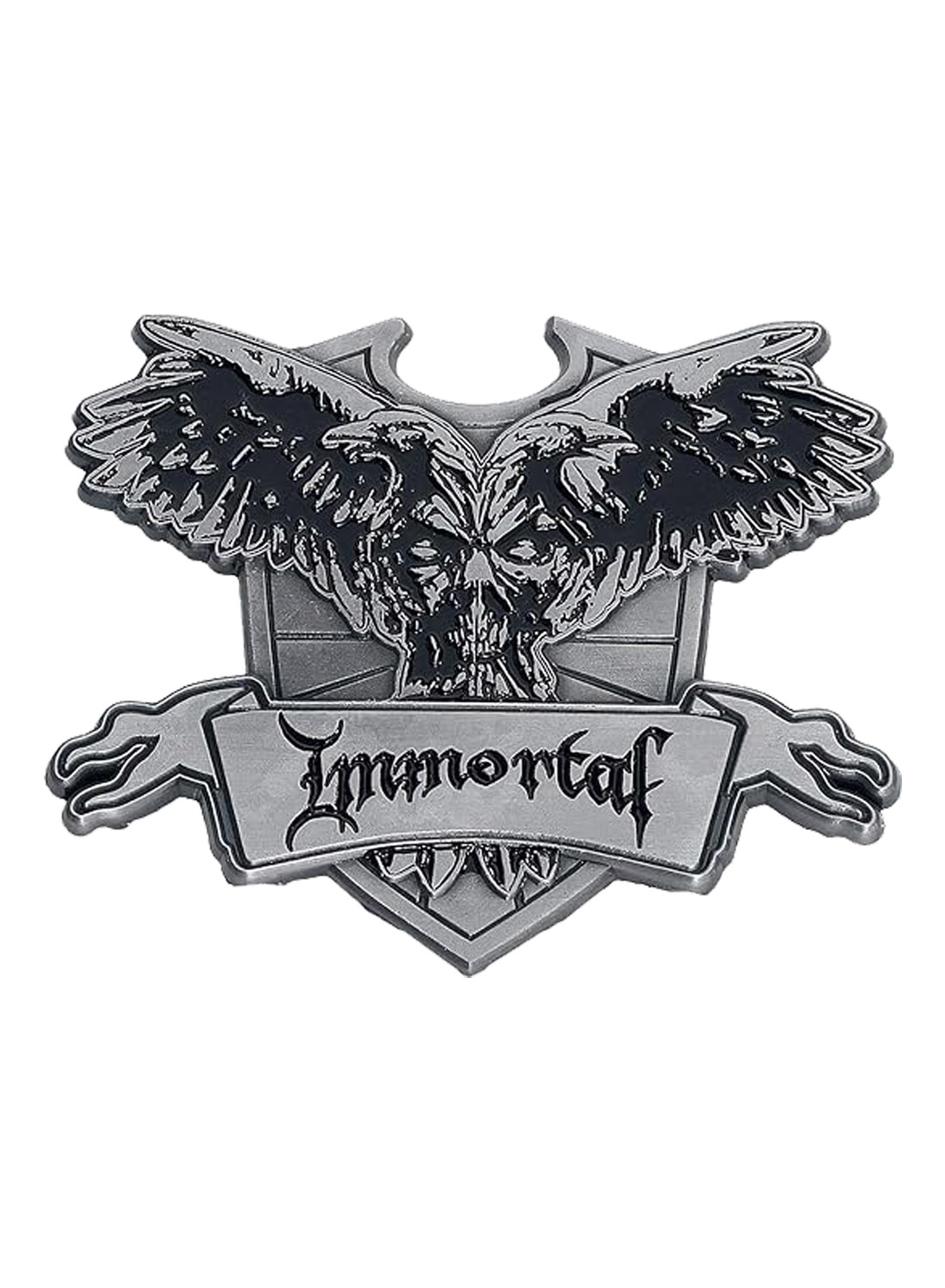 Immortal Crest Metal Pin Badge