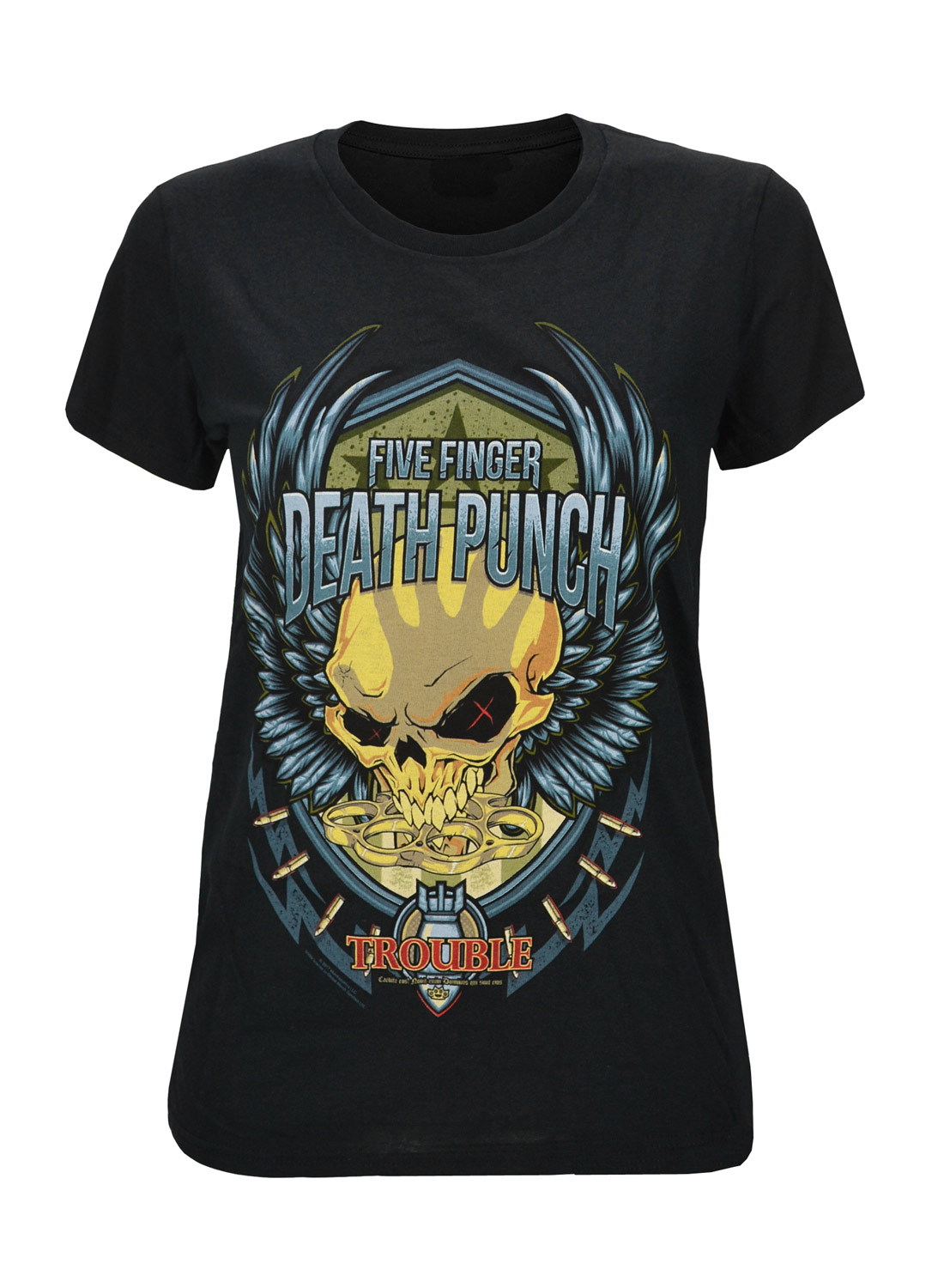 Five Finger Death Punch Trouble Girly T