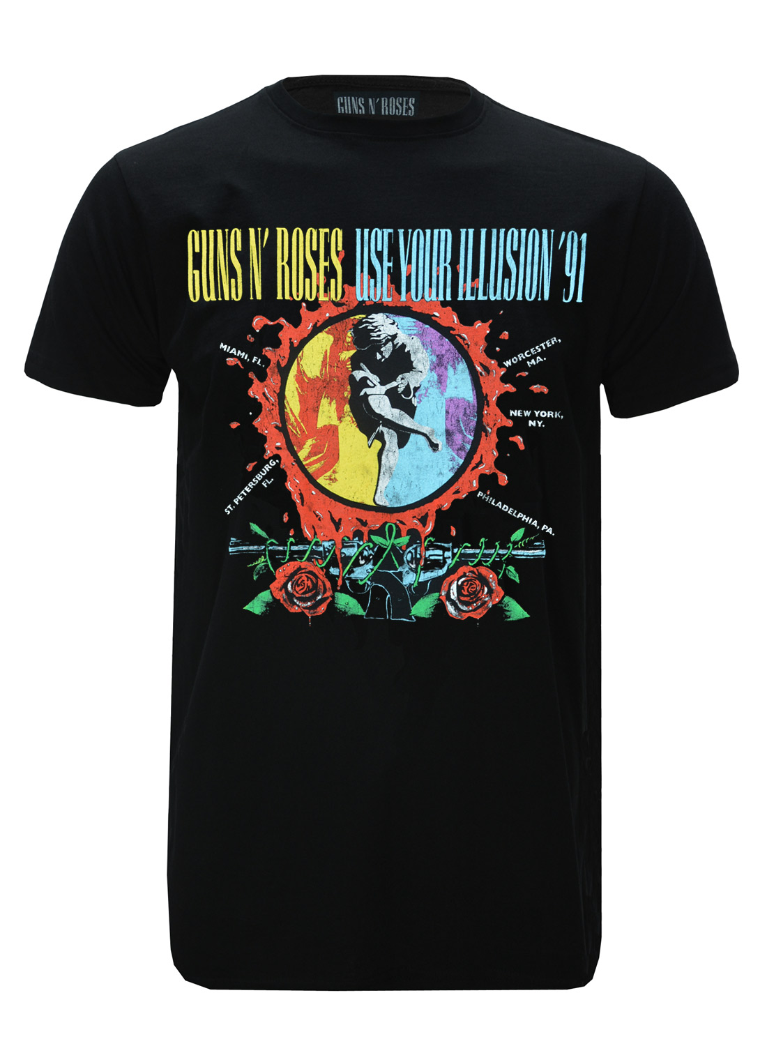 Guns N' Roses Use Your Illusion Circle Splat T-shirt