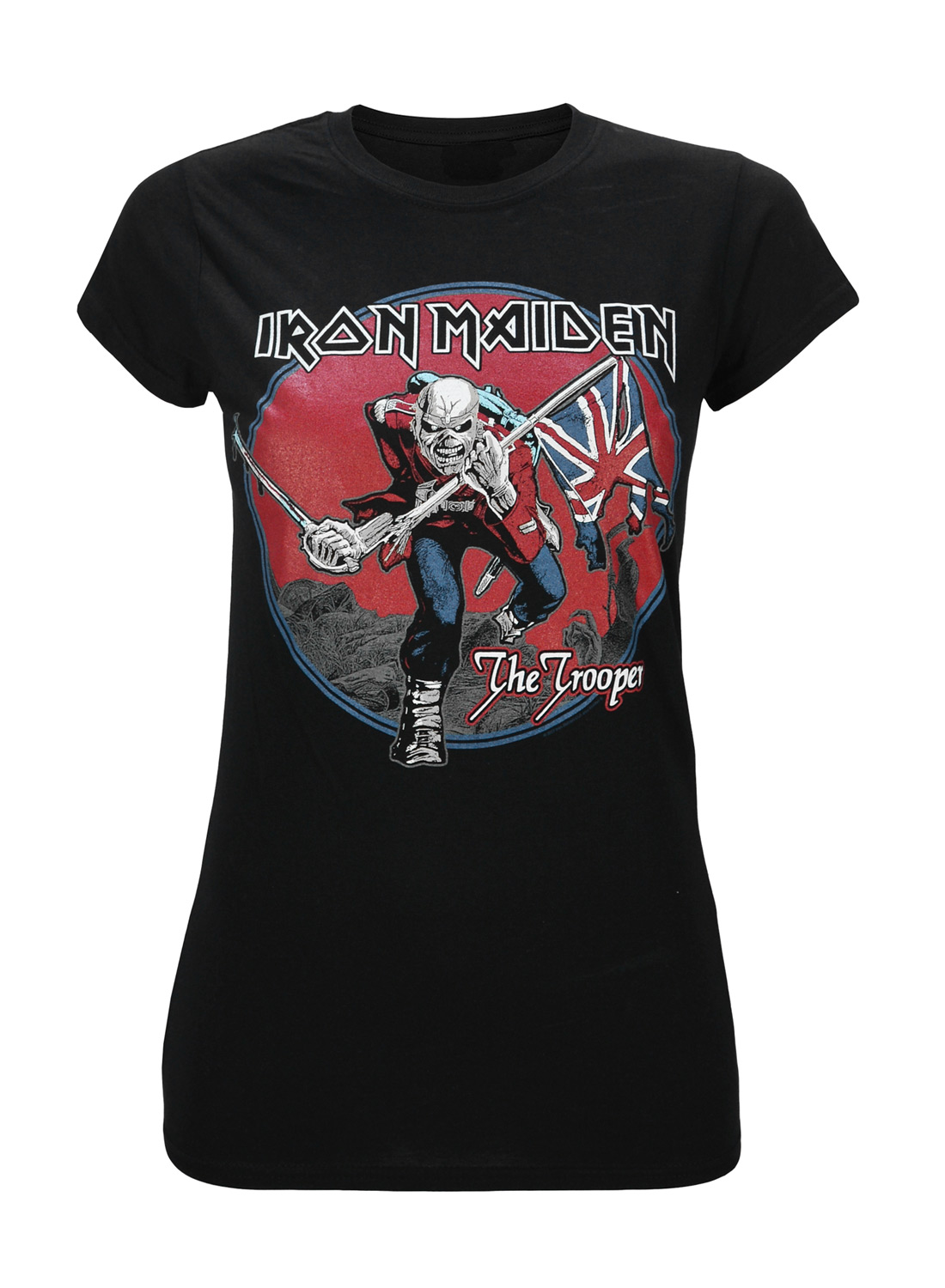 Iron Maiden Trooper Red Sky Girly T
