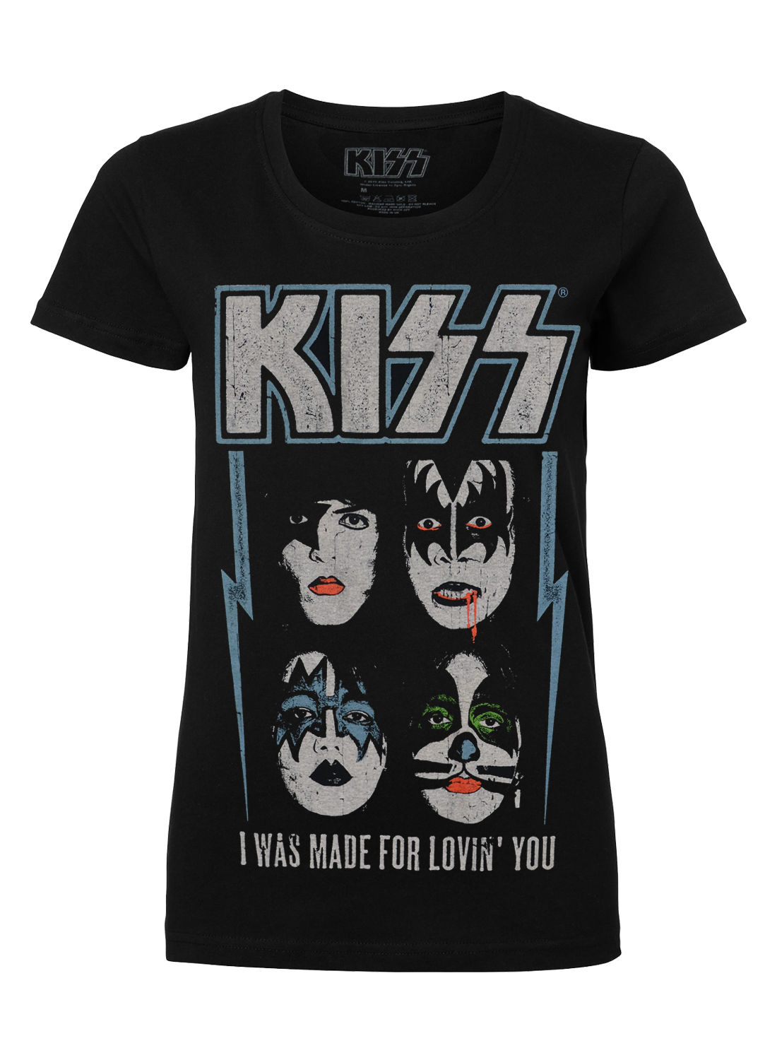 Kiss I Was Made For Lovin You Girly T