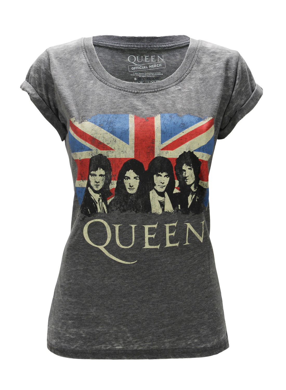 Queen Vintage Union Jack Girly Top