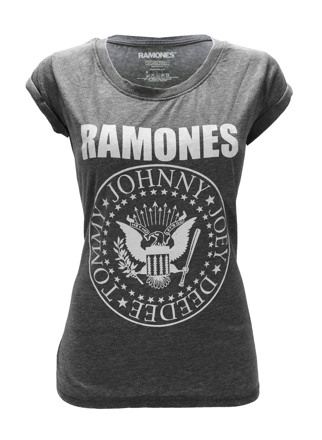 Ramones Vintage Seal Girly Top