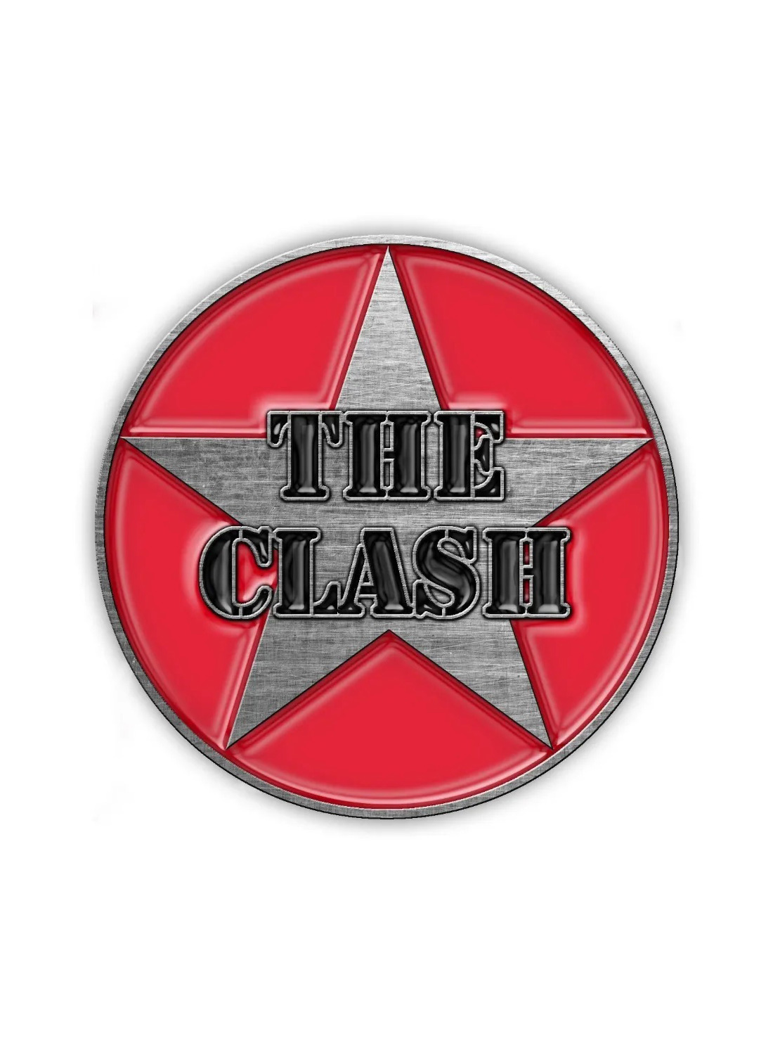The Clash Metal Pin Badge