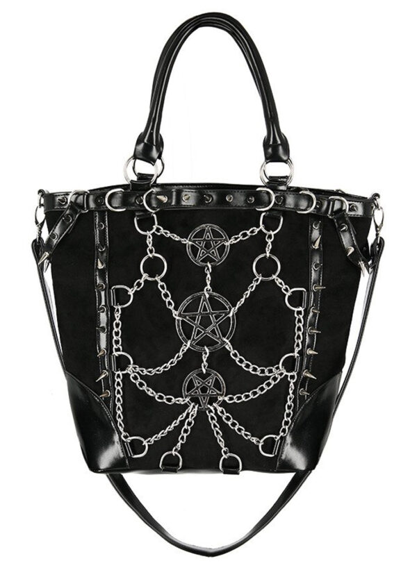 Restyle Chained Pentagram Handbag