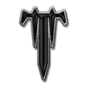 Trivium T Logo Metal Badge