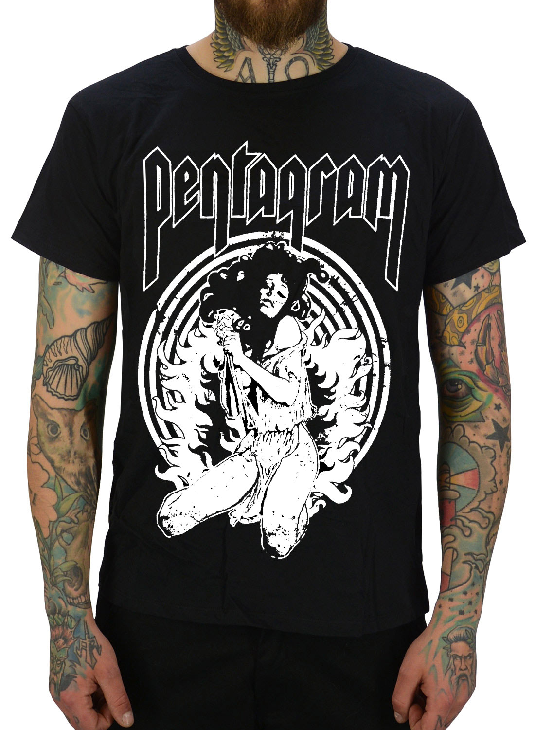 Pentagram Virgin Witch T-Shirt