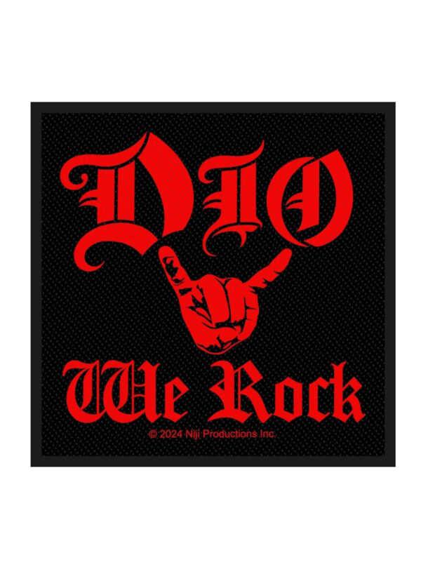 Dio We Rock Patch