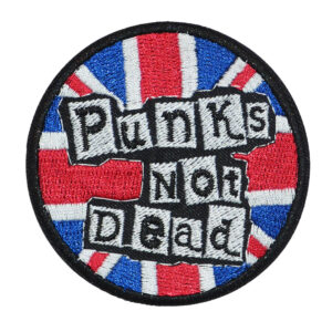 Punks Not Dead Embroidered patch