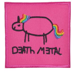 Pink Death Metal Embroidered patch