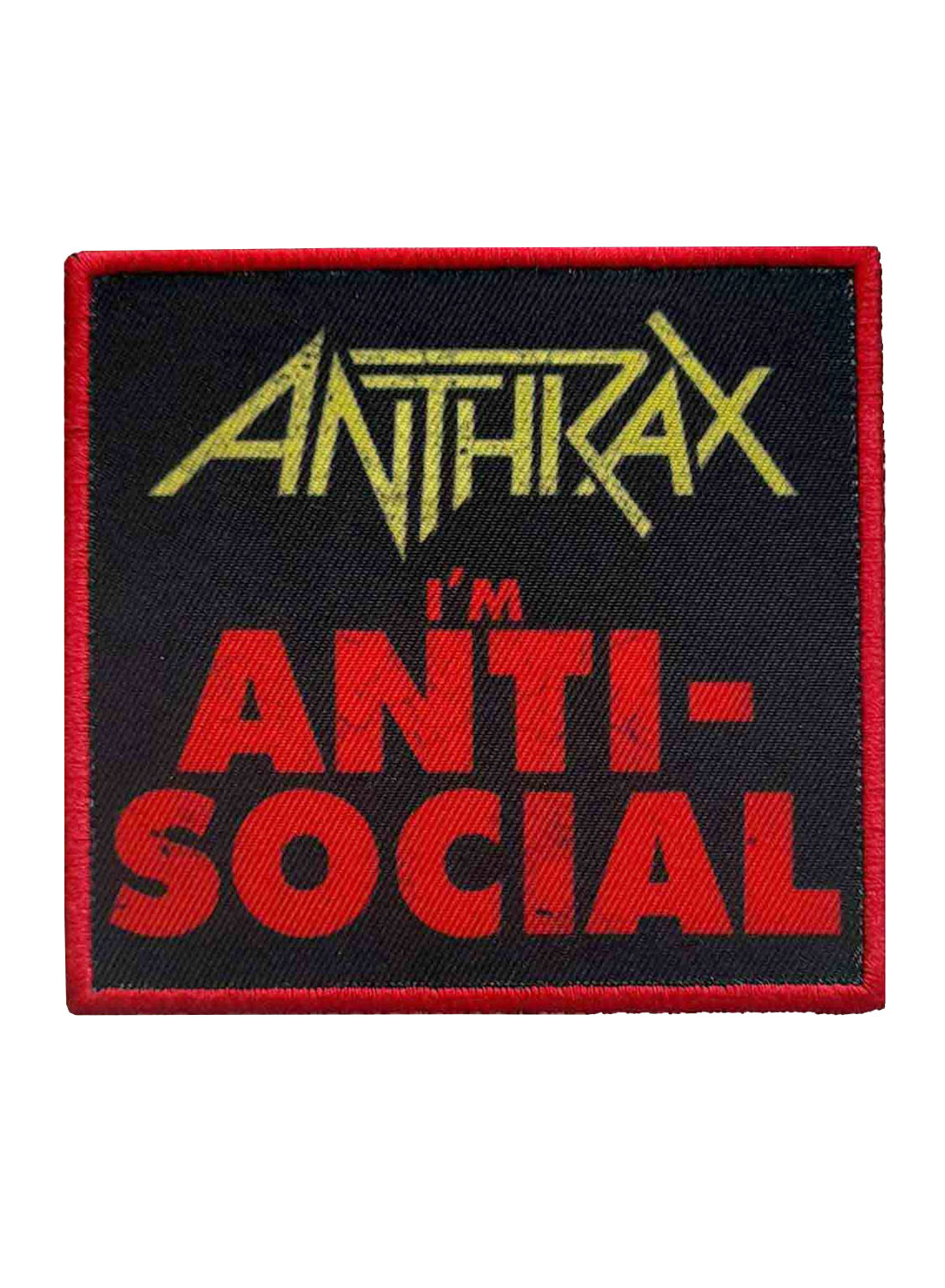 Anthrax Anti-Social Patch