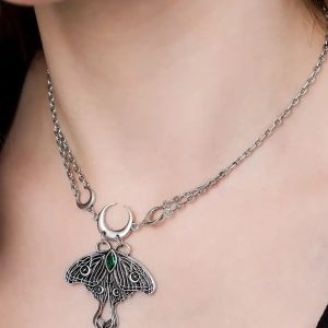 Restyle Luna Moth Necklace