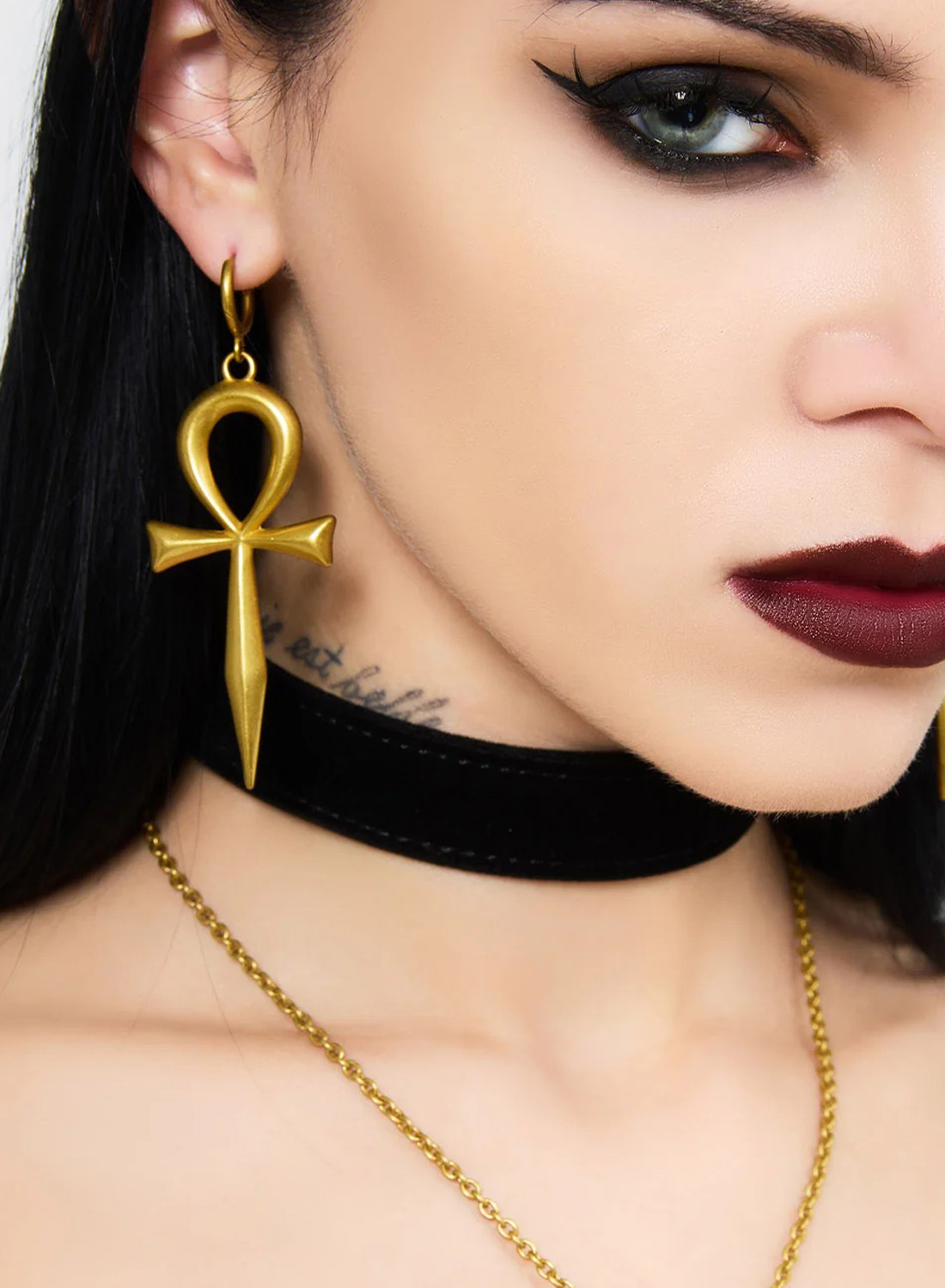 Killstar Resurrection Gold Earrings