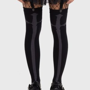 Killstar Swordstorm Knee High Socks