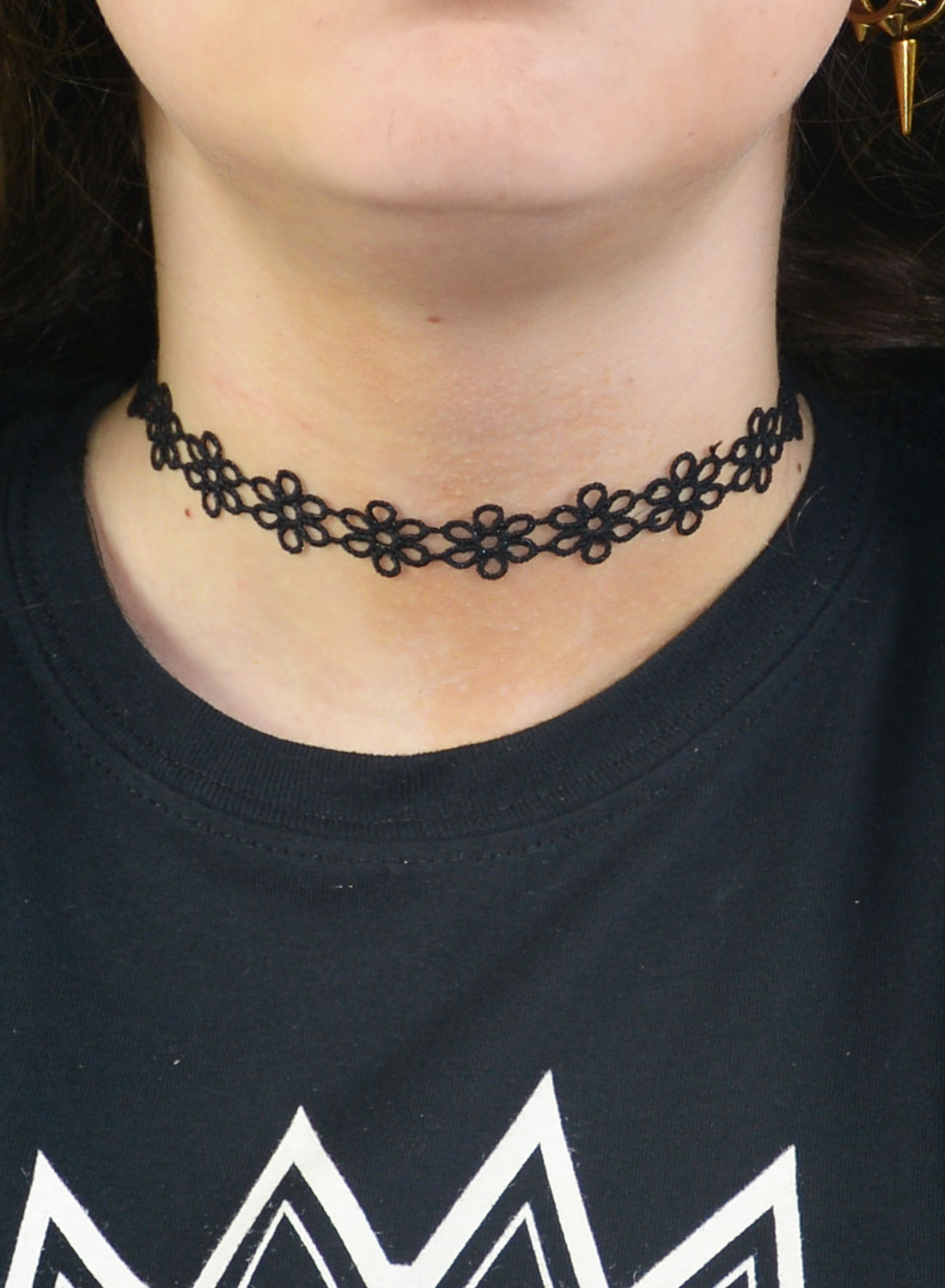 Flower Power Lace Choker