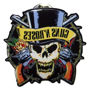 Guns 'N' Roses Top Hat Metal Pin Badge