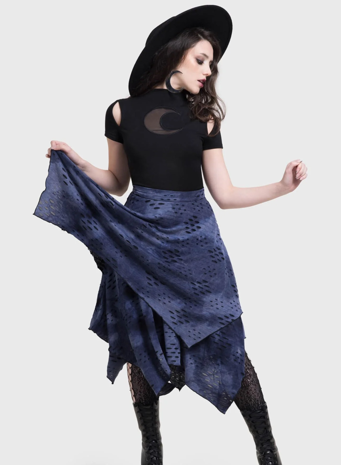Killstar Hauntly Maiden Skirt