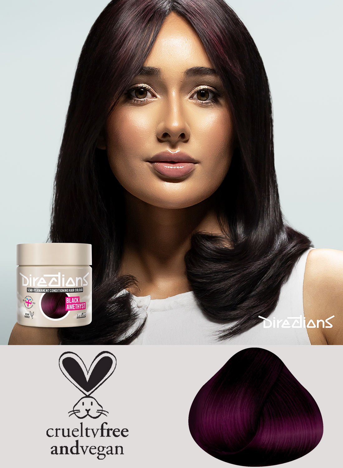 Directions Hair Colour Black Amethist