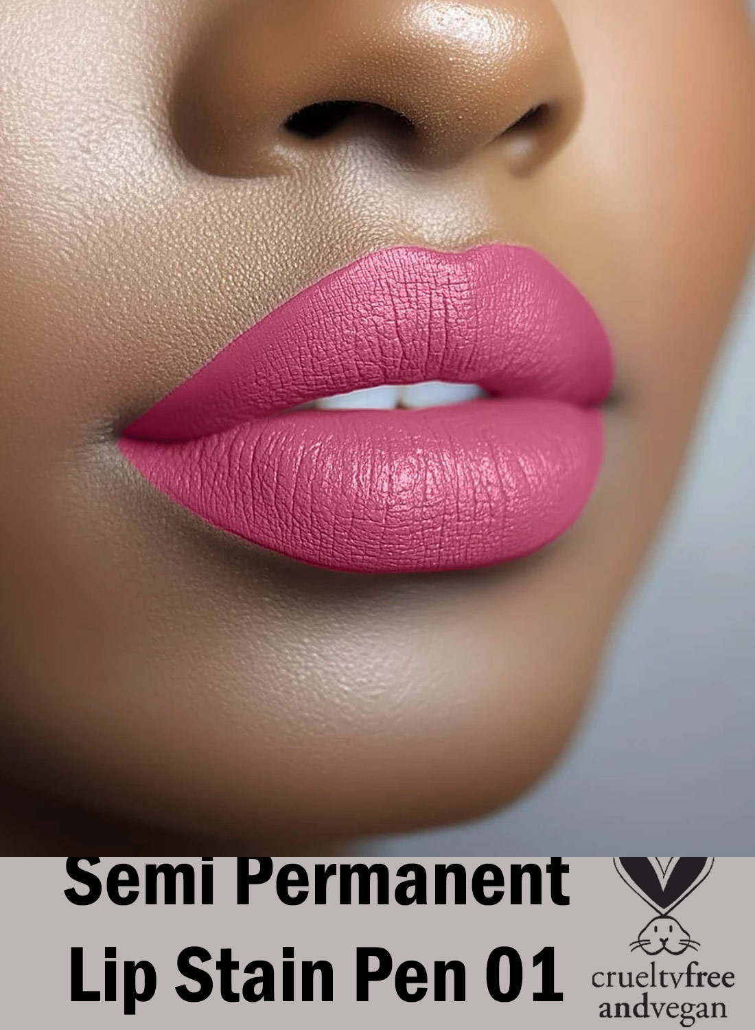 Stargazer Lip Stain Pen 01 långvarig vegansk läppfärg