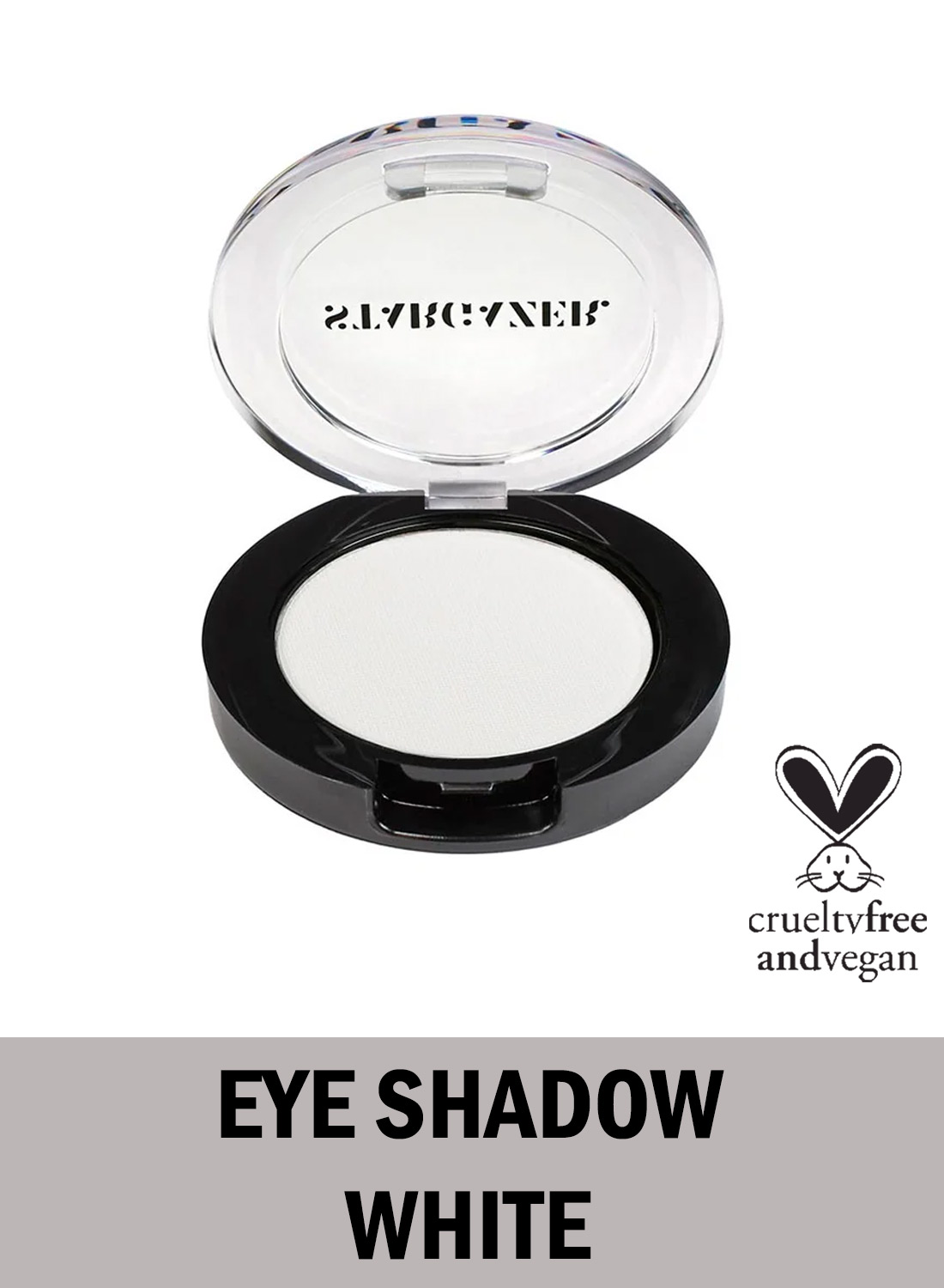 Stargazer Eye Shadow White vit vegansk ögonskugga